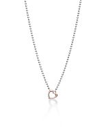 Lock Your Love ♡ Silver and Rose Gold Necklace
