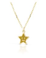 Fortuna ♡ Yellow Gold Star Necklace