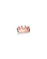Lovetto ♡ Rose Gold-plated Silver Ring with Swarovski