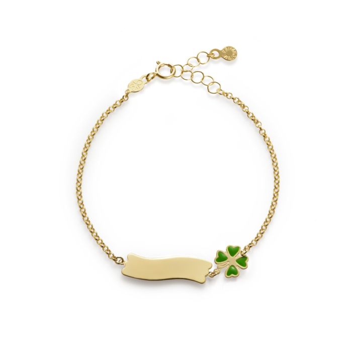 Four leaf discount clover gold bracelet