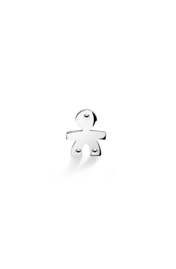 I Mini ♡ Mono Orecchino Bimbo Oro Bianco