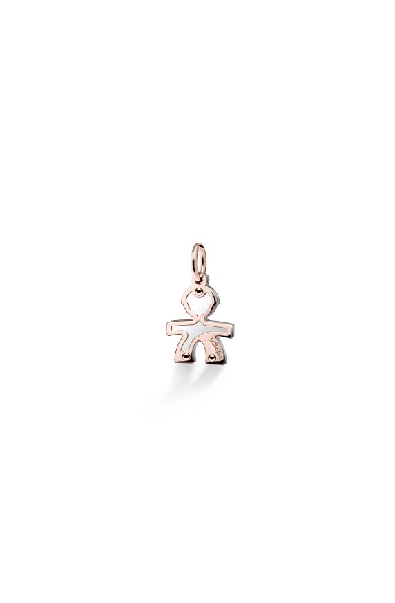 Charms ♡ Sagoma Bimbo Argento e Oro Rosa