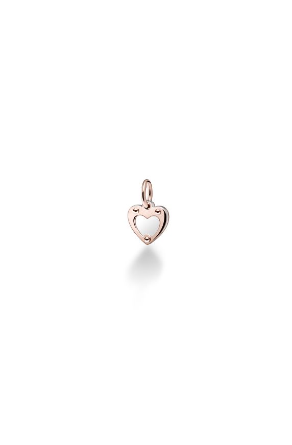 Charms ♡ Silver and Rose Gold Heart