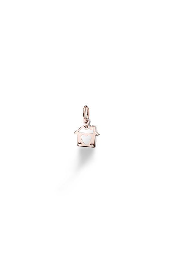 Charms ♡ Casetta Argento e Oro Rosa