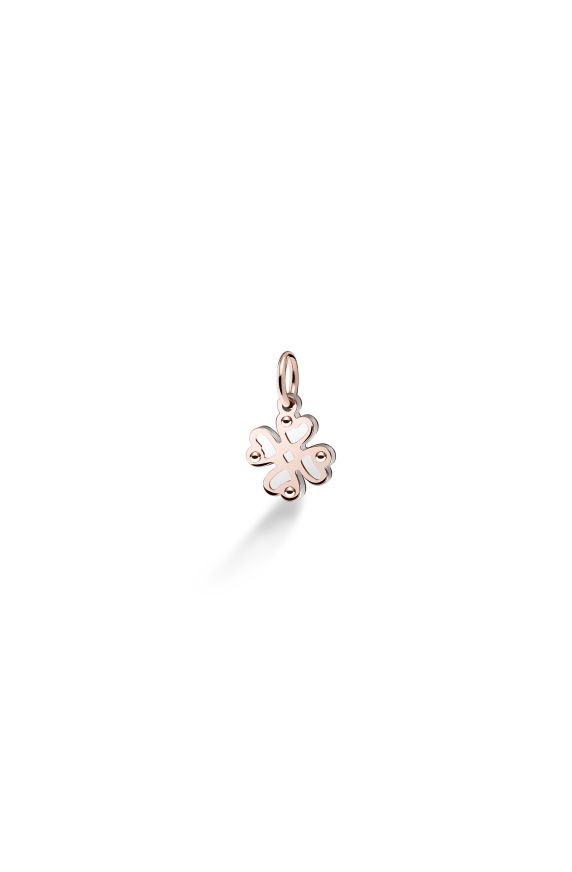 Charms ♡ Silver and Rose Gold Cloverleaf