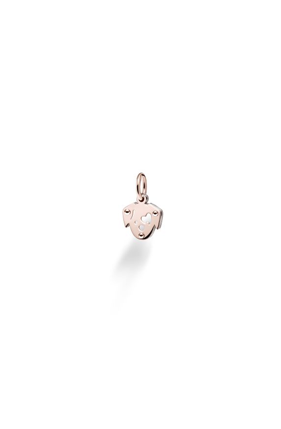 Charms ♡ Cagnolino Argento e Oro Rosa 