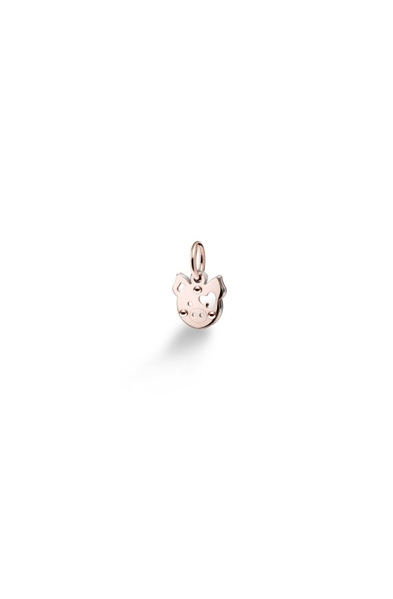 Charms ♡ Silver and Rose Gold Piglet 