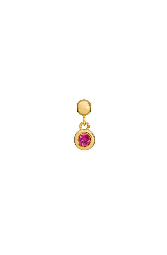 Charm I Tesorini Pop con rodolite in oro giallo