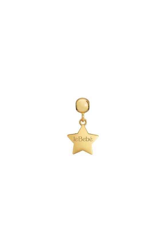 Charm I Tesorini Pop con sagoma stella in oro giallo