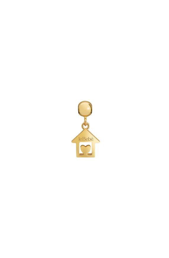 Charm I Tesorini Pop con sagoma casa in oro giallo