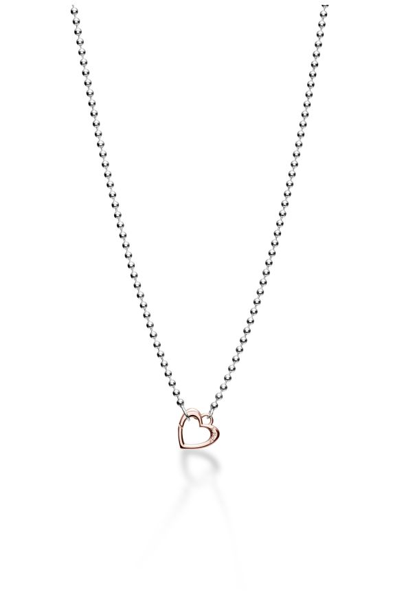 Lock Your Love ♡ Collana Argento e Oro Rosa 