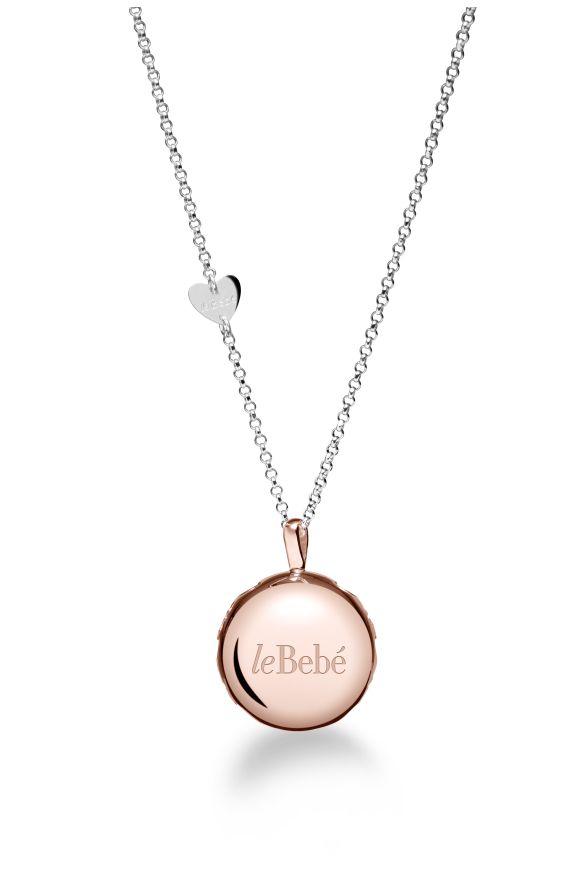 Suonamore Pendant in rose gold-plated silver