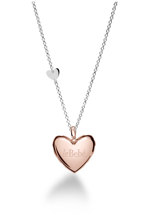 Suonamore Pendant in rose gold-plated silver