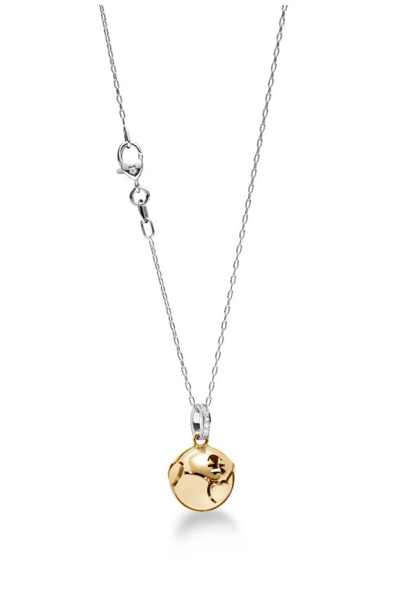 I Classici ♡ Suonamore Yellow Gold Pendant with Diamonds